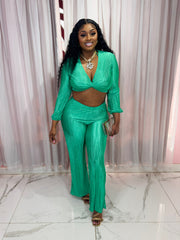Champagne Sipping Set - Green