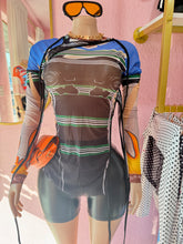 Set it off Mesh Top
