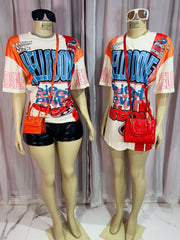 Showtime Oversized Graphic Tee
