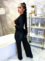 Champagne Sipping Set - Black