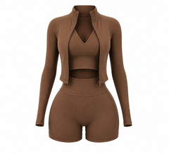 Rich Girl Mocha Soft Life 3PC Set
