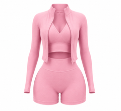 Pretty Girl Pink Soft Life 3PC Set