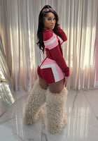 Load image into Gallery viewer, Bad Little Vibe 3Pc Set- Burgundy
