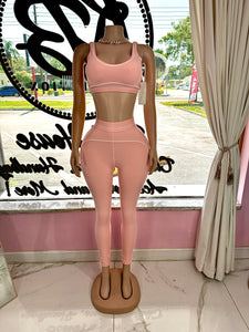 Yoga Babe Set- Peach