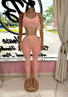 Load image into Gallery viewer, Yoga Babe Set- Peach
