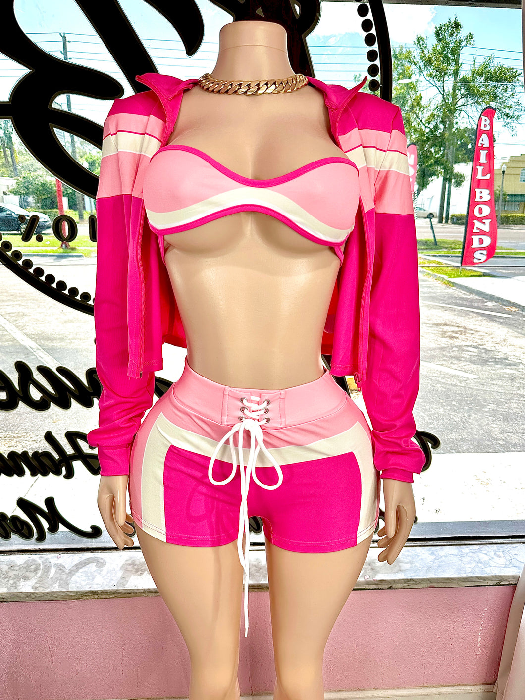 Bad Little Vibe 3Pc Set Pink