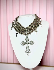 Blessed & Boujee Choker Silver