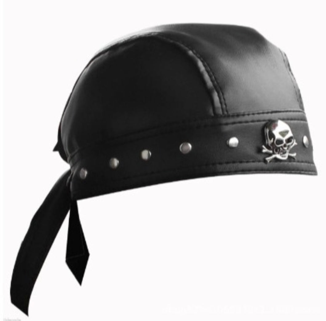 Bikergirl Skull Cap