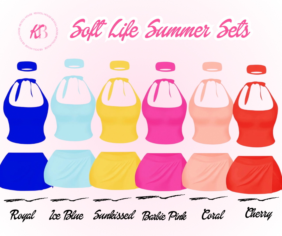 Soft Life Summer Skirt Sets (Preorder Ships 7/14)
