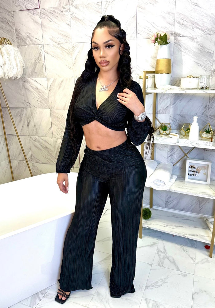 Champagne Sipping Set - Black