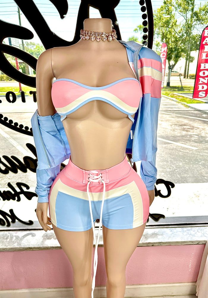 Bad Little Vibe 3Pc Set Blue