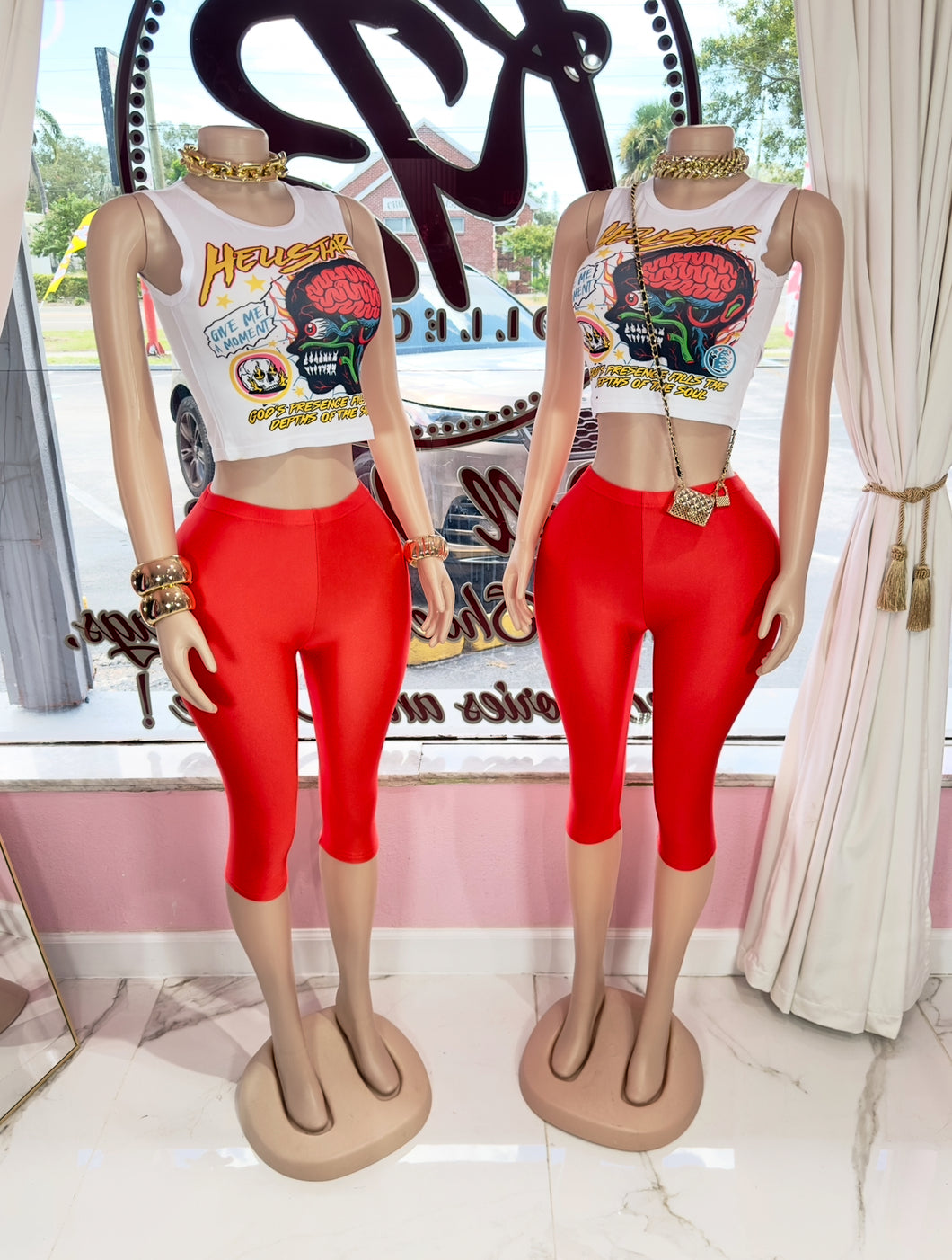 Fire Crave Capri Set