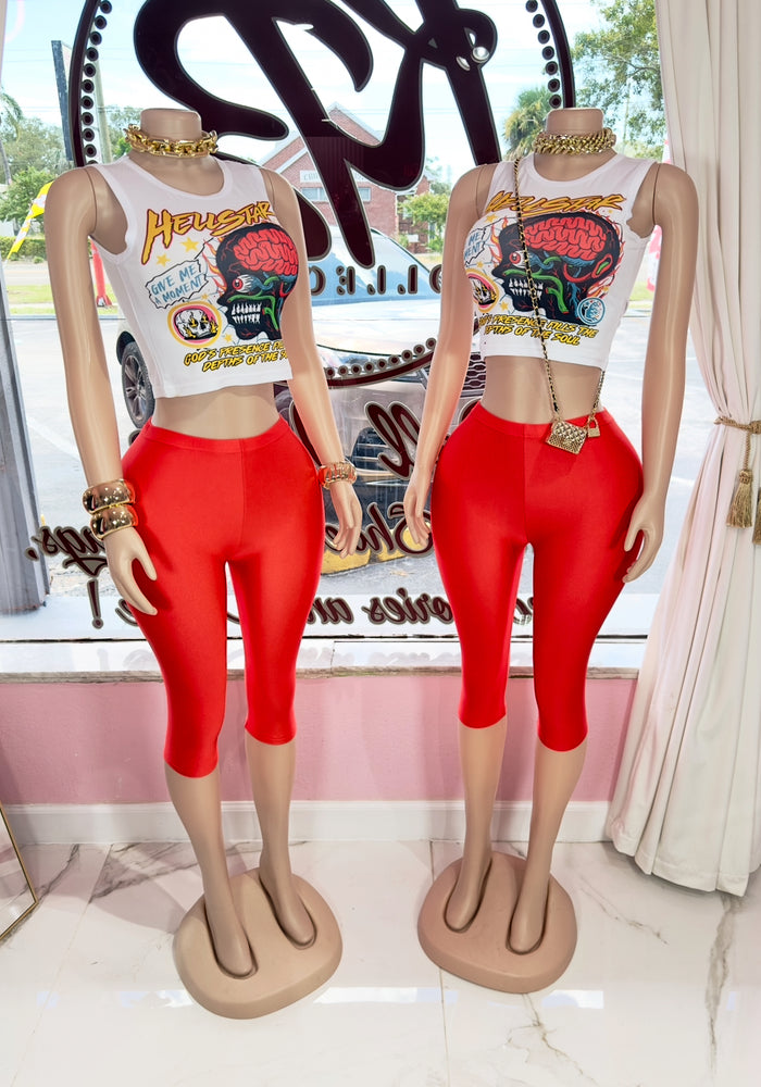 Fire Crave Capri Set